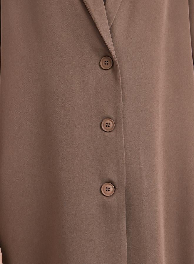 ستايلي كيمونو بليزر بأزرار وياقة نوتش - Image 3